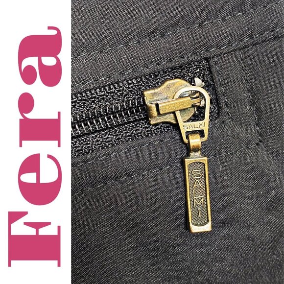 FERA INTERNATIONAL WOMEN’S VINTAGE 90s BLACK SNOW SKI BIB ONE PIECE STIRRUP, SIZ - Picture 10 of 14